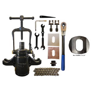 No.1 Pipetech Drilling Machine  ½- 1 Half Kit c/w 3, 4 & 6 Saddles Toolbox