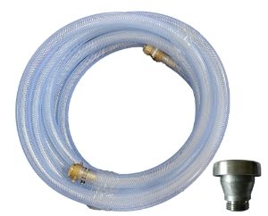 Purge Hose 10mtr x 25mm with ¾" Union & ¾" Flame Trap